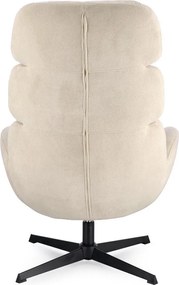 Bézs forgó fotel Violante – Bizzotto