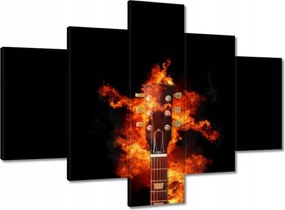 Vászonkép 100x70 Lángoló griff