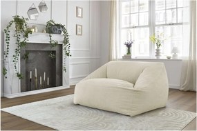 Bézs kordbársony babzsákfotel Lilibet – Bobochic Paris