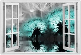 Poszterek 90x60 Türkiz pitypangok