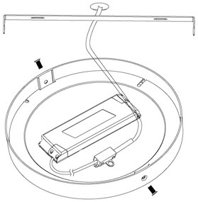 Eglo 98293 - LED dimmelhető mennyezeti lámpatest FUEVA-A LED/20W/230V + távirányító
