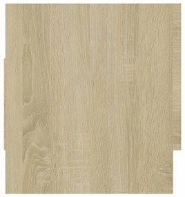 sonoma tölgy színű szerelt fa ruhásszekrény 70 x 32,5 x 35 cm