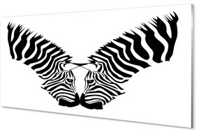 Akrilkép Mirror zebra 125x50 cm