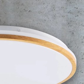 LED Mennyezeti lámpa WOODY LED/15W/230V á. 28 cm