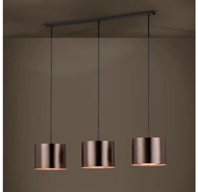 Eglo 39357 - Csillár zsinóron SAGANTO 1 3xE27/60W/230V réz