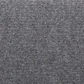 5 db tűlyukasztott világosszürke lépcsőszőnyeg 65x21x4 cm
