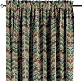 Dekoria Csatornafüggöny frufruval 1 db 130x260cm többszínű