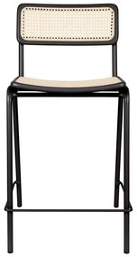 Fekete-natúr színű bárszék szett 2 db-os 93,5 cm Jort – Zuiver