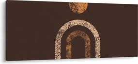 Kép - Narancssárga ívek N⁰1 (120x50 cm)