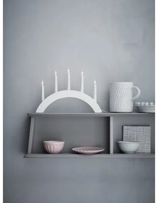 Markslöjd 704469 - Karácsonyi gyertyatartó ATLE 5xE10/3W/230V fehér