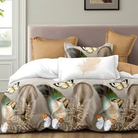 Krepp ágynemű Homa CEREA BUTTERFLY 3 részes 140x200 cm