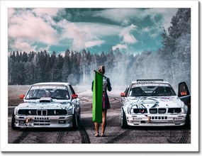Poszterek keretben 40x30 Bmw Versenyzés 2 fő részére