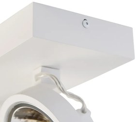 Design mennyezeti spotlámpa fehér állítható 2-lámpás - Go