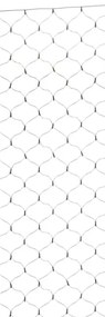 színes kültéri hálós karácsonyi világítás 306 LED-del 3 x 3 m
