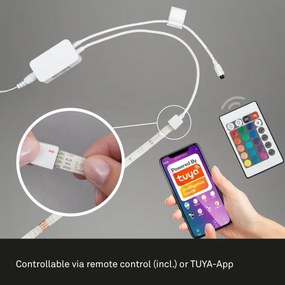 Brilo - LEG RGBW Dimmelető szalag 6,5m LED/15W/230V Wi-Fi Tuya + távirányító