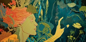 Poszter 91,3x44,5cm Hívás Flórába