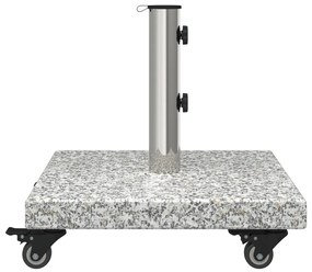 Kerekes Napernyő Alaptermék Ø38/48mm Szürke Gránit 30 kg Négyzet