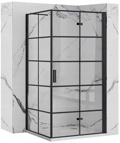 Zuhanykabin Rea Molier Black 110x90