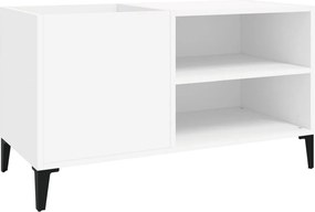 vidaXL fehér szerelt fa hanglemezszekrény 84,5x38x48 cm