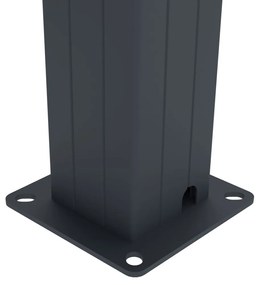 Bioklimatikus pergola G21 Austin 4x4 m, antracit színű alumínium