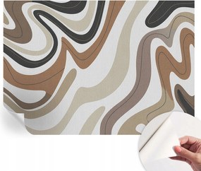 Mosható öntapadós fotótapéta étkezőbe Harmonikus hullámok 312x219 cm