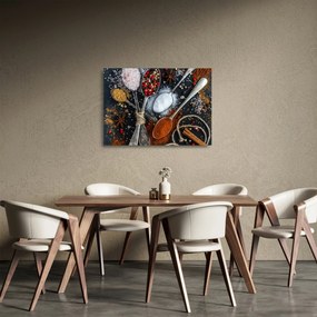 Fűszerek képe (üvegen) (70x50 cm)