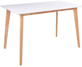 Vojens étkezőasztal 120x70 cm fehér-natúr