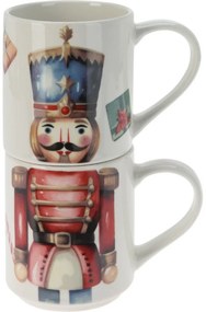 Diótörő 2 db-os bögre készlet, 265 ml, porcelán