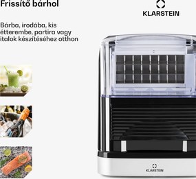 Klarstein Kristall, jégkocka készítő, kristálytiszta jég, 2 méret, 2,5 L víztartály