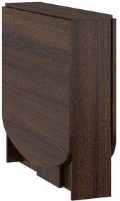 Széthúzható étkezőasztal Elston 2 (sötét szonoma tölgy) (4 és 6 fő részére). 1051395