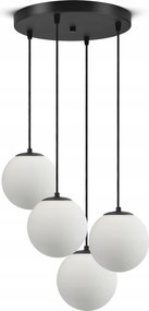 Mennyezeti LĂĄmpa FĂŒggĆ CsillĂĄr Full Globe Glass 561-EZ4 G9 FehĂ©r Led gömbök