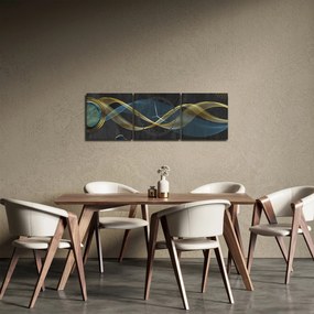Kép - Absztrakció (órával) (90x30 cm)