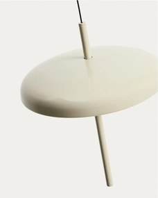 Világosszürke LED dimmelhető mennyezeti lámpa fém búrával ø 16 cm Porte – Kave Home