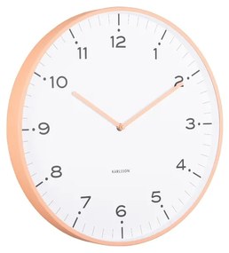 Karlsson 6011OR design falióra narancssárga,átmérő 40 cm