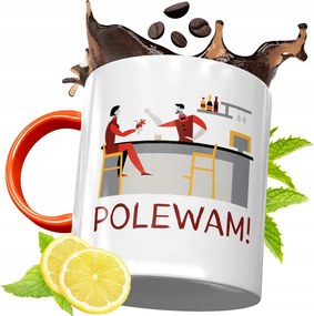 Narancssárga Bögre Csaposnak Ajándék fényképes nyomattal