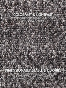 Sötétszürke kézi szövésű buklé szőnyeg 160x230 cm Notting Hill Portobello – Ted Baker