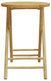 összecsukható bambusz kerti asztal Ø55x75 cm