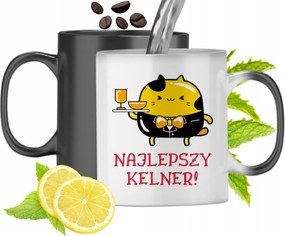 Mágikus Bögre Pincérnek Színváltós, fényképes nyomattal