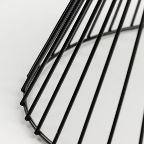 Brilagi - LED felületre szerelhető csillár CERIA WIRE 1xE27/40W/230V Ø 30 cm fekete/tölgy