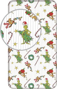 A Grincs Grinchmas gumis lepedő 90x200 cm