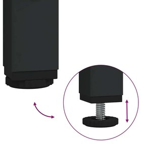 vidaXL Konzolasztal 2 pcs Öreg fa 100 x 28 x 75 cm Faanyag