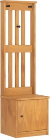 vidaXL SANDNES tömör fenyőfa előszobafa 45x40x159,5 cm