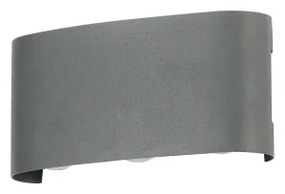 Brilagi - LED kültéri fali lámpatest FLAREBOX LED/6W/230V antracit IP65