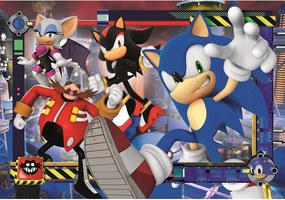 Sonic a sündisznó Spin Dash 180 db-os puzzle Clementoni