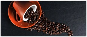 Fotótapéták 250x104 Csésze és kávébab