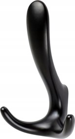 Bútorakasztó fali, Fém Akasztós DW01 Fekete Matt