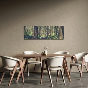 Kép egy út a fák között (órával) (90x30 cm)