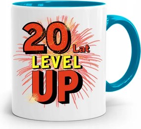 SzĂŒletĂ©snapra 20 20. 20. Bögre KĂ©k AjĂĄndĂ©k fĂ©nykĂ©pes nyomattal