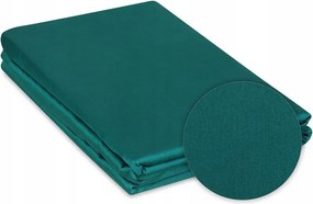 Szatén ágyneműhuzat Egyszínű 220x200 Kollekció Gold Zöld párnahuzat 40x40