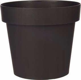 Önöntöző Kaspó, Műanyag, Antracit, Átmérő 30 CM